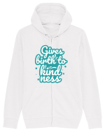 Gives Birth to Kindness Hanorac cu fermoar Unisex Connector