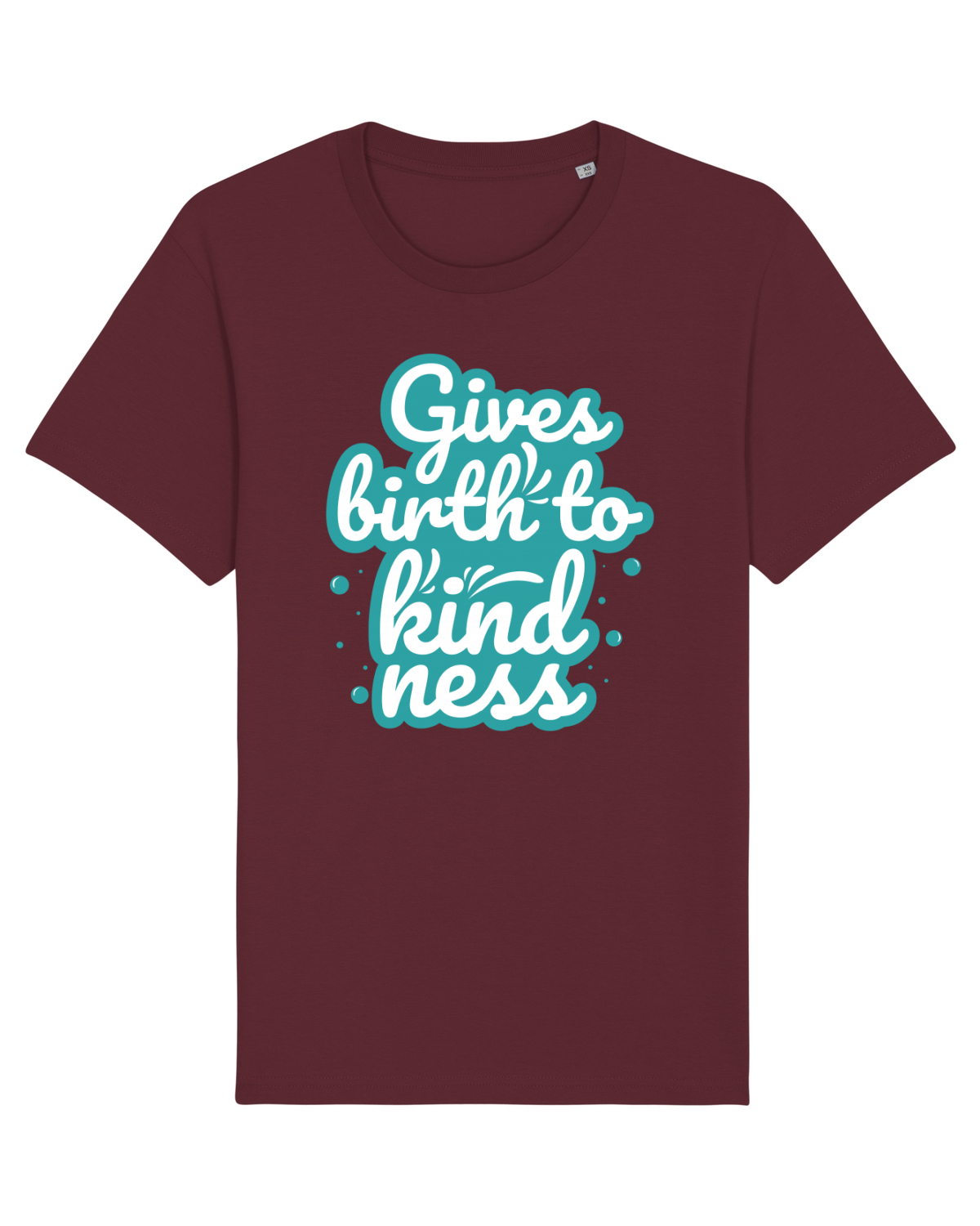 Tricou mânecă scurtă Unisex Rocker Burgundy