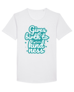 Gives Birth to Kindness Tricou mânecă scurtă guler larg Bărbat Skater