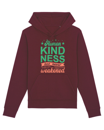 Human Kindness Burgundy