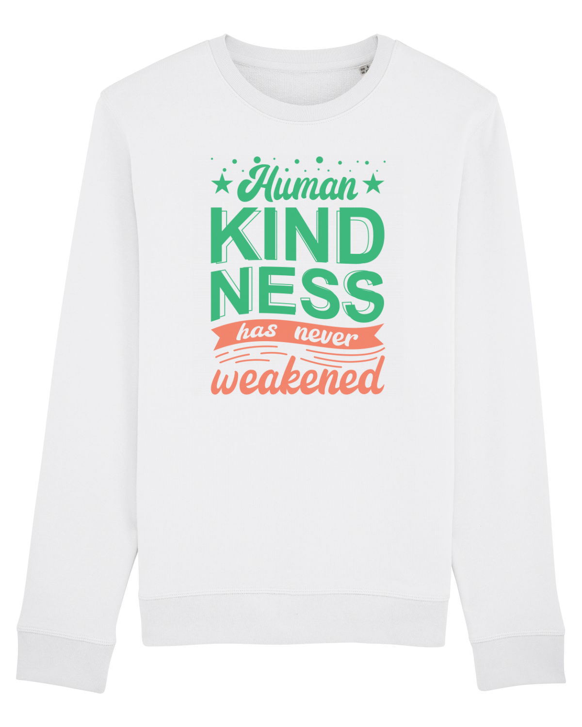 Bluză mânecă lungă Unisex Rise White