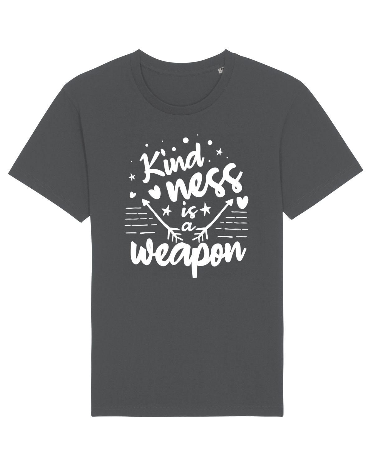 Tricou mânecă scurtă Unisex Rocker Anthracite