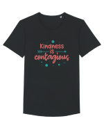 Kindness is Contagious Tricou mânecă scurtă guler larg Bărbat Skater