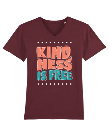 Kindness is Free Burgundy