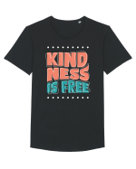 Kindness is Free Tricou mânecă scurtă guler larg Bărbat Skater