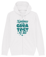 Kindness is the Greatest of All Hanorac cu fermoar Unisex Connector