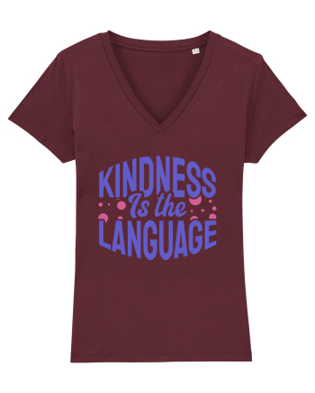 Kindness is the Language Burgundy
