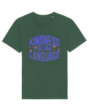 Kindness is the Language Bottle Green