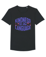 Kindness is the Language Tricou mânecă scurtă guler larg Bărbat Skater
