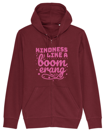 Kindness Like a Boomerang Burgundy