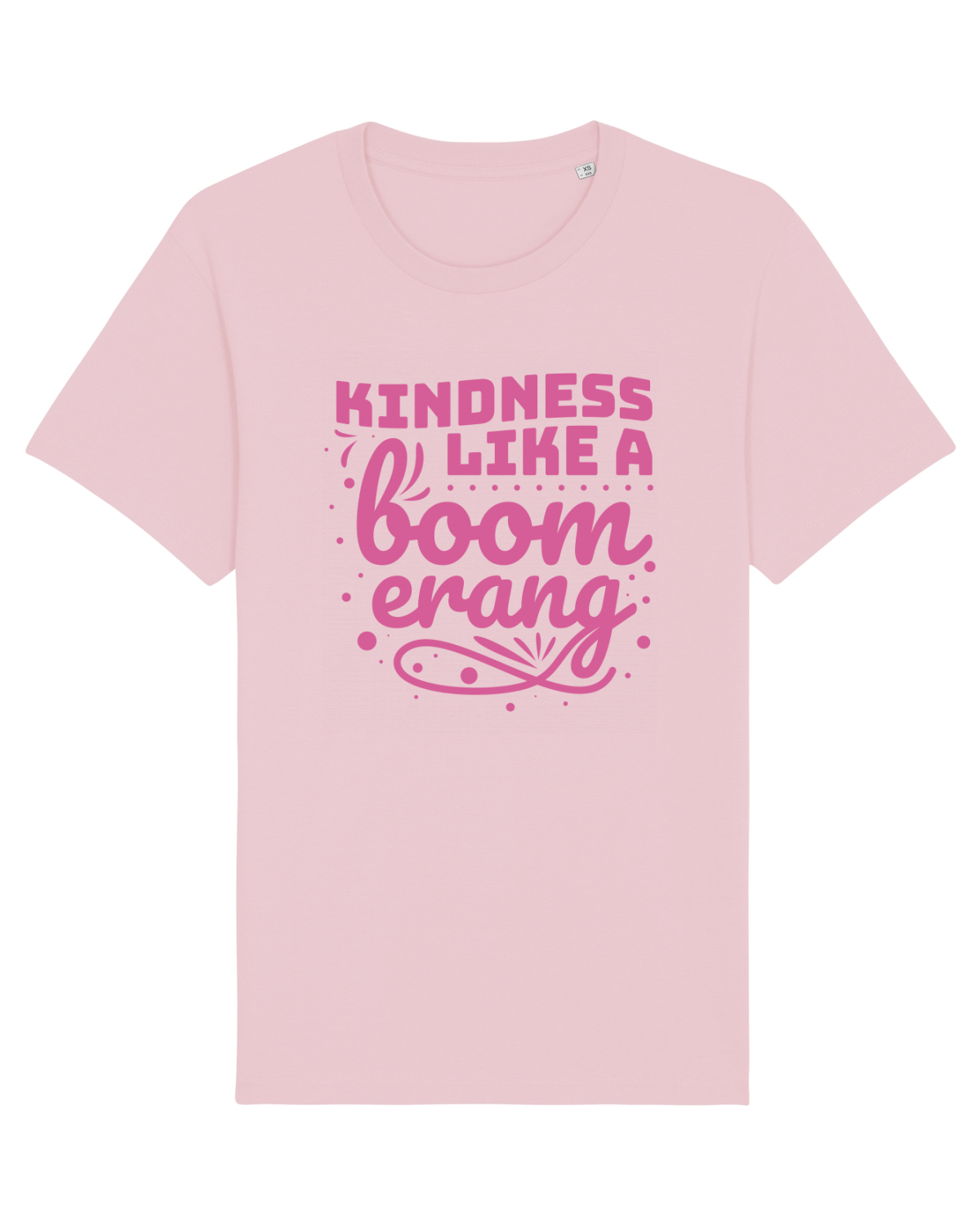 Tricou mânecă scurtă Unisex Rocker Cotton Pink