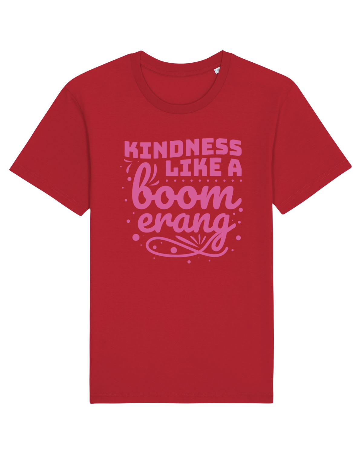 Tricou mânecă scurtă Unisex Rocker Red
