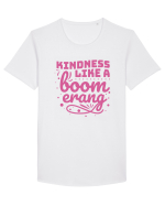 Kindness Like a Boomerang Tricou mânecă scurtă guler larg Bărbat Skater