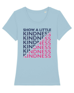Kindness Tricou mânecă scurtă guler larg fitted Damă Expresser