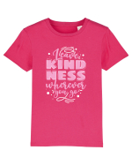 Leave Kindness Wherever You Go Tricou mânecă scurtă  Copii Mini Creator