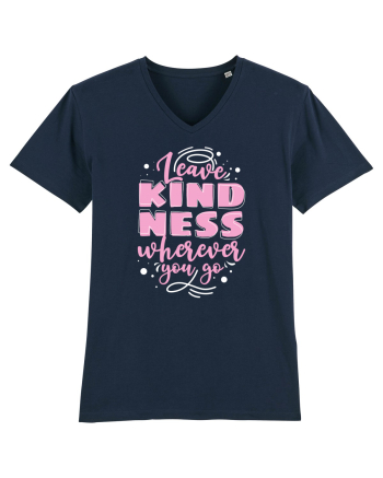 Leave Kindness Wherever You Go French Navy