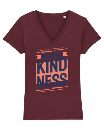 More Kindness Burgundy