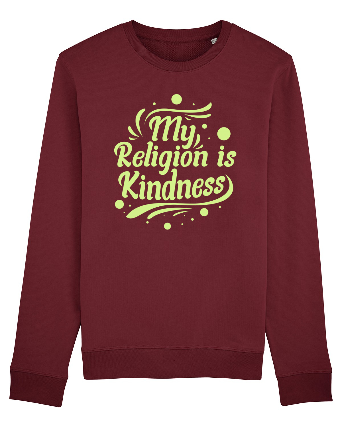Bluză mânecă lungă Unisex Rise Burgundy