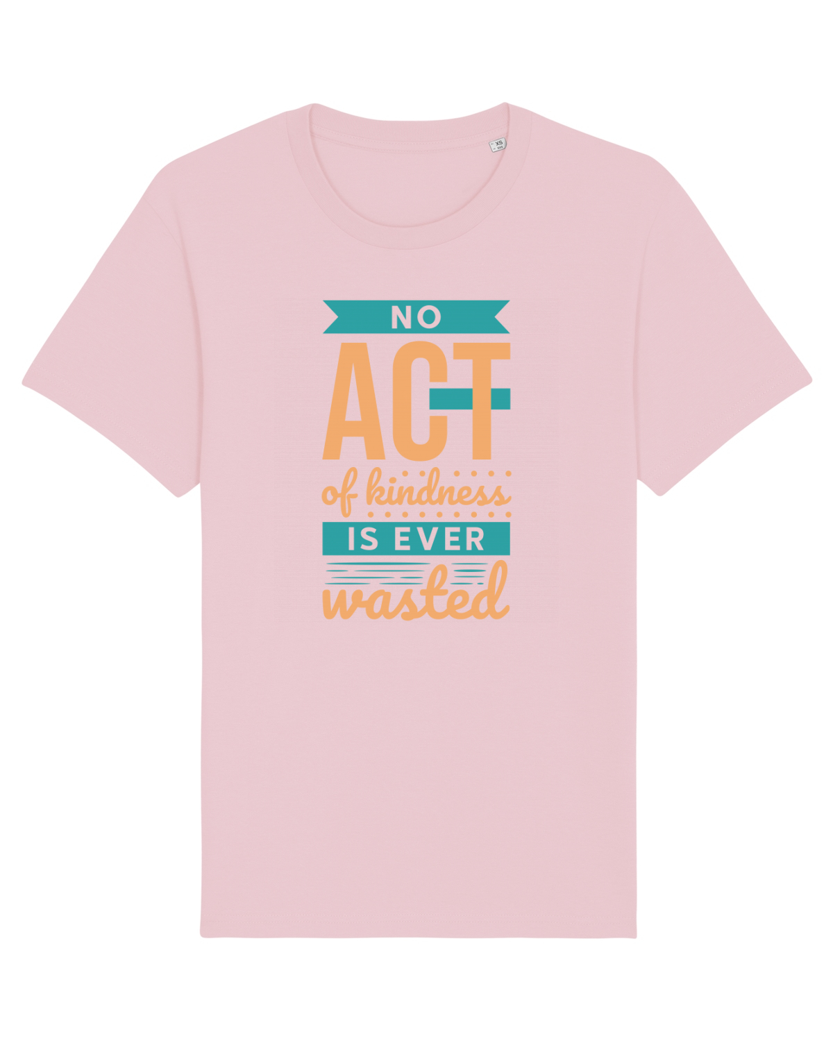 Tricou mânecă scurtă Unisex Rocker Cotton Pink