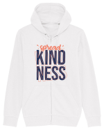 Spread Kindness Hanorac cu fermoar Unisex Connector