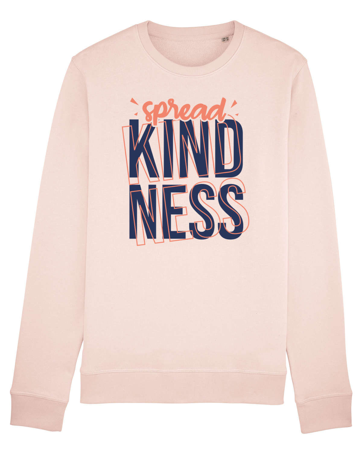 Bluză mânecă lungă Unisex Rise Candy Pink