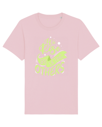 We Rise by Lifting Others Cotton Pink
