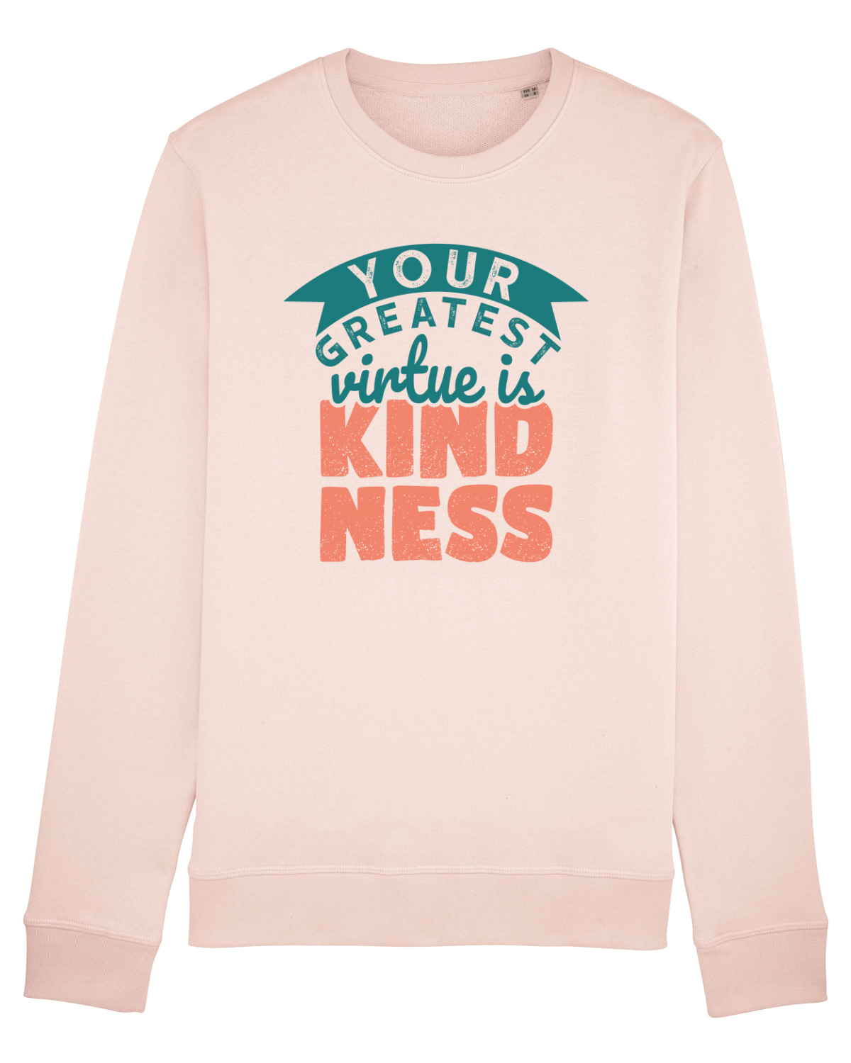 Bluză mânecă lungă Unisex Rise Candy Pink