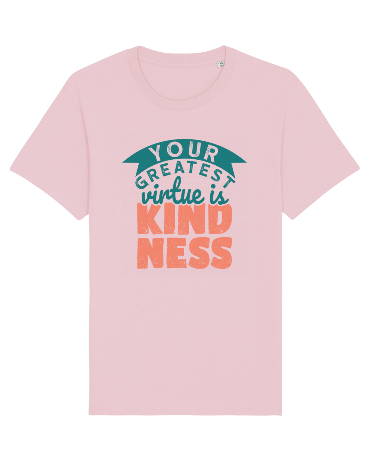 Tricou mânecă scurtă Unisex Rocker Cotton Pink