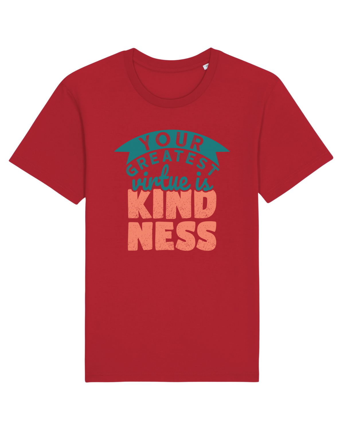 Tricou mânecă scurtă Unisex Rocker Red