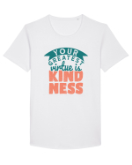 Your Greatest Virtue is Kindness Tricou mânecă scurtă guler larg Bărbat Skater