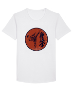 Kyokushin Karate  Tricou mânecă scurtă guler larg Bărbat Skater