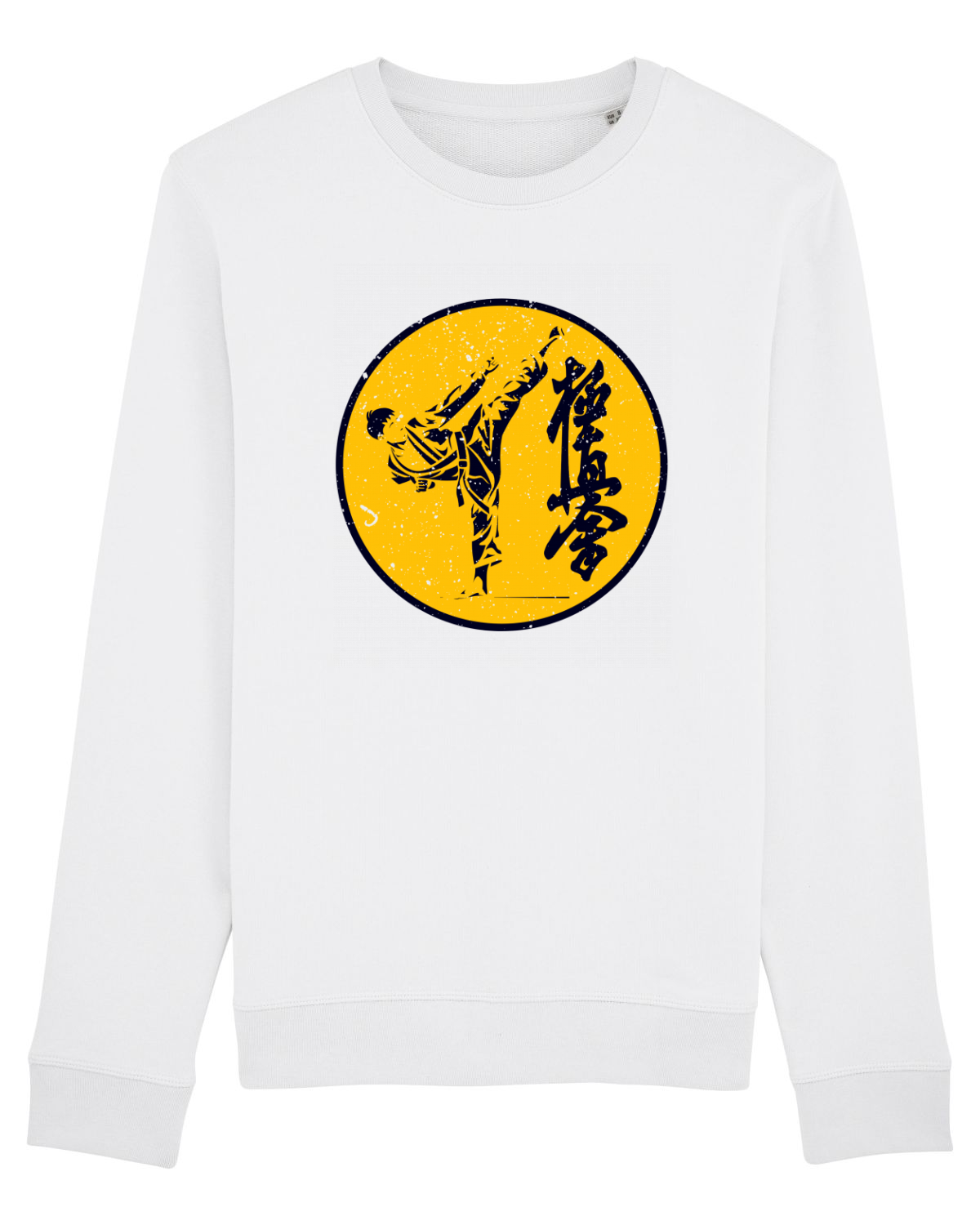 Bluză mânecă lungă Unisex Rise White