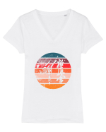 Kyokushin Karate  Tricou mânecă scurtă guler V Damă Evoker