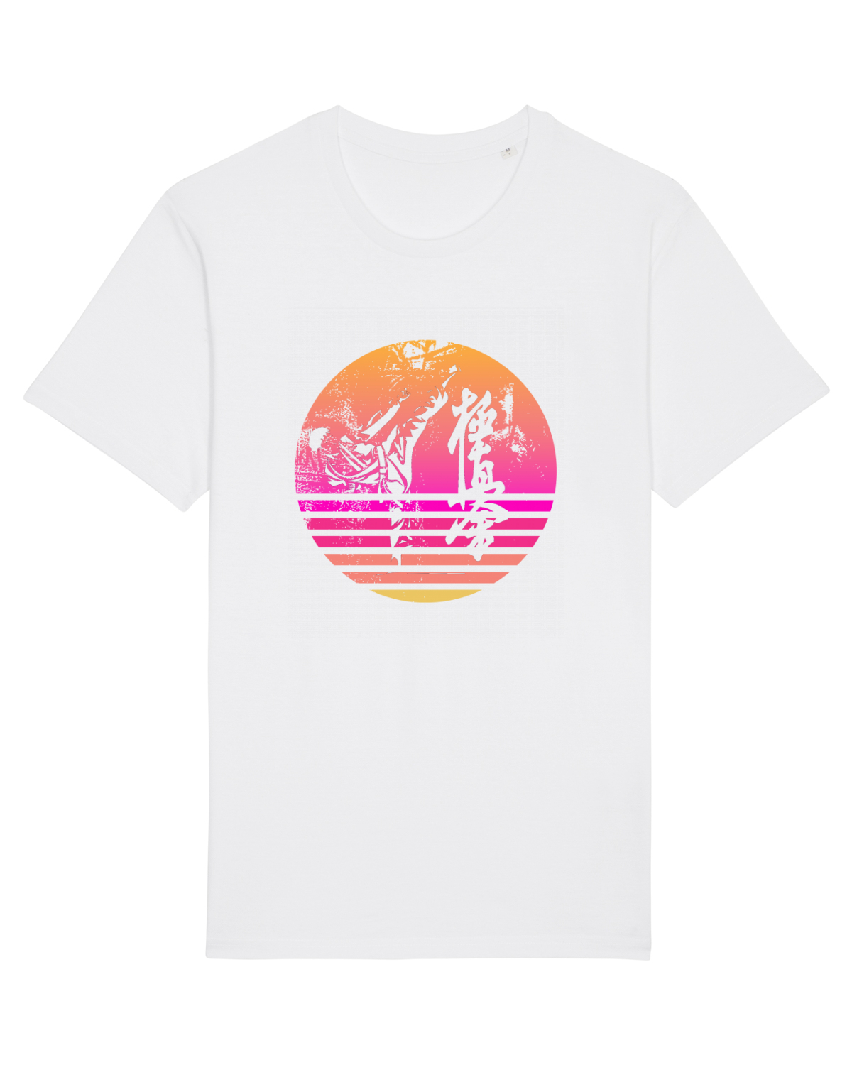 Tricou mânecă scurtă Unisex Rocker White
