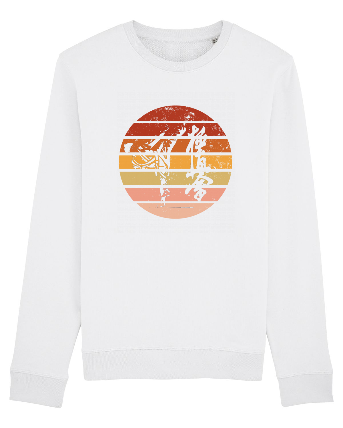 Bluză mânecă lungă Unisex Rise White
