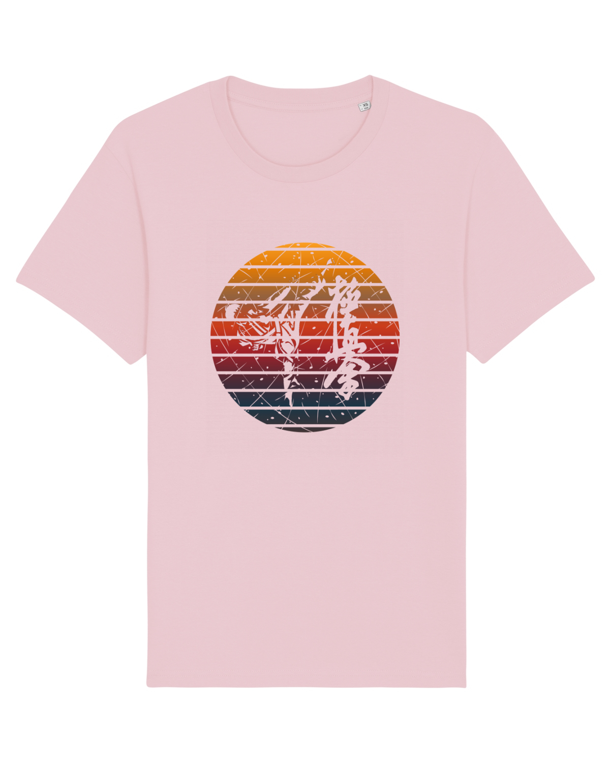 Tricou mânecă scurtă Unisex Rocker Cotton Pink