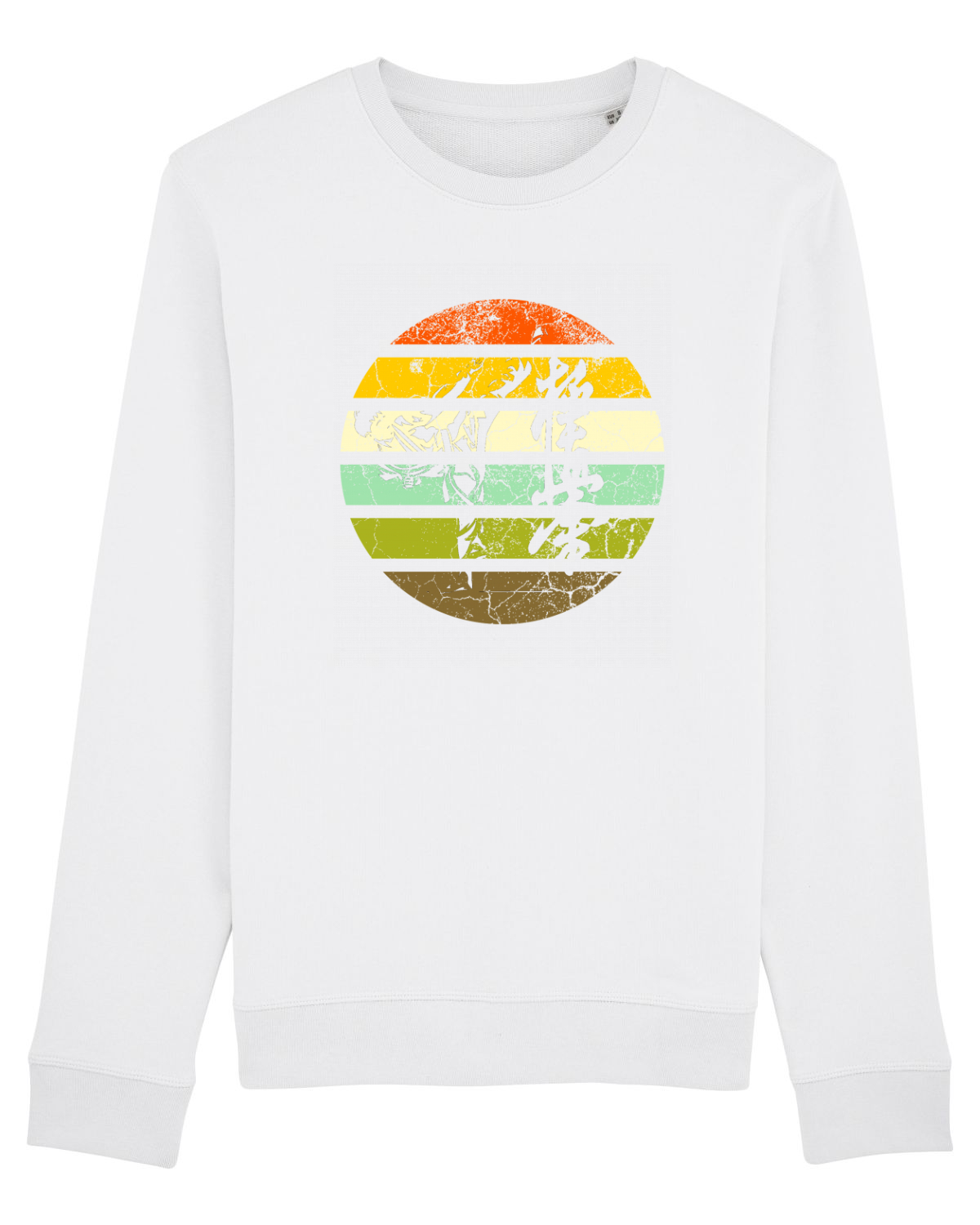 Bluză mânecă lungă Unisex Rise White