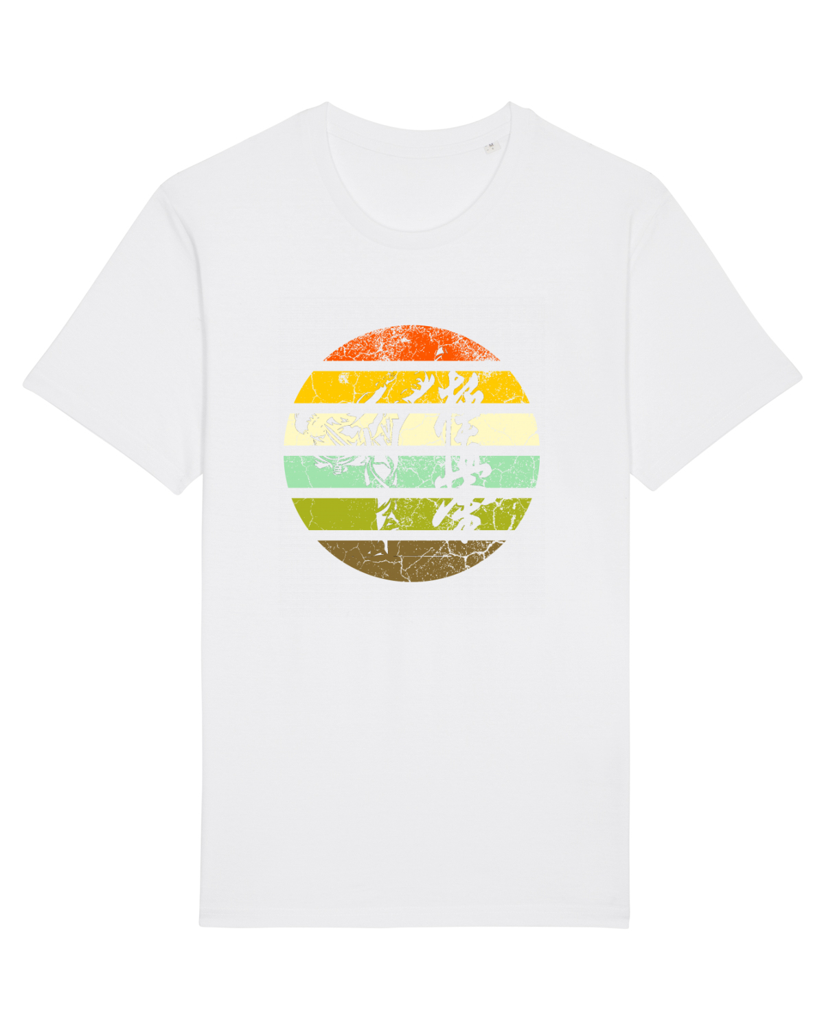 Tricou mânecă scurtă Unisex Rocker White