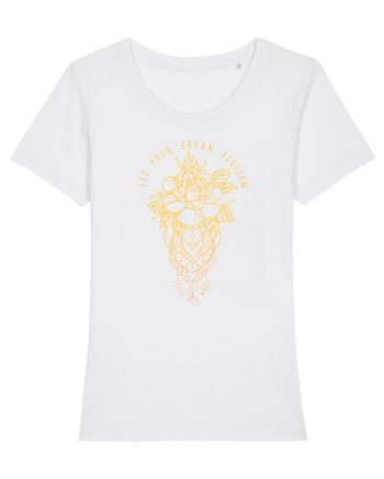 Let your dream blossom White