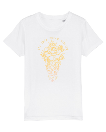 Let your dream blossom White
