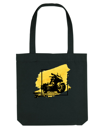 Golden Motorcycle Black