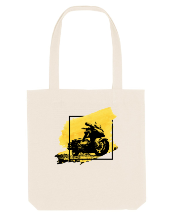 Golden Motorcycle Natural
