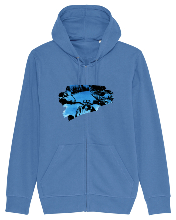 Motorcycle ride Bright Blue