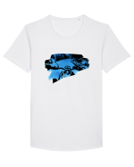 Motorcycle ride Tricou mânecă scurtă guler larg Bărbat Skater
