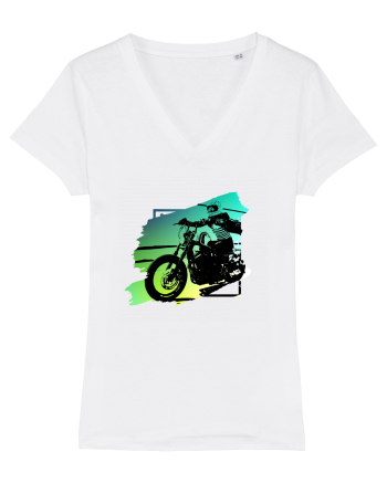 Motorcycle ride 2 White