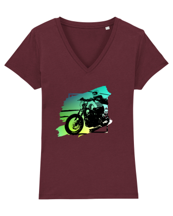 Motorcycle ride 2 Burgundy