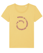 Sorry if I looked interested Tricou mânecă scurtă guler larg fitted Damă Expresser