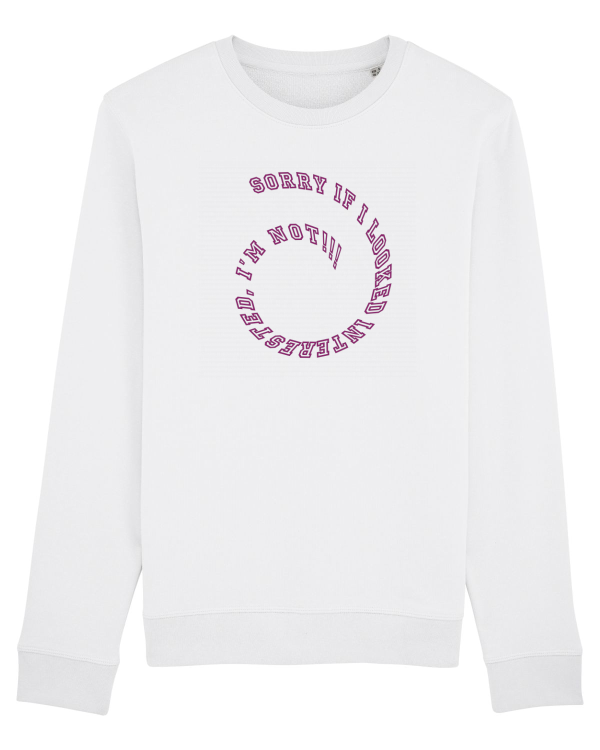 Bluză mânecă lungă Unisex Rise White