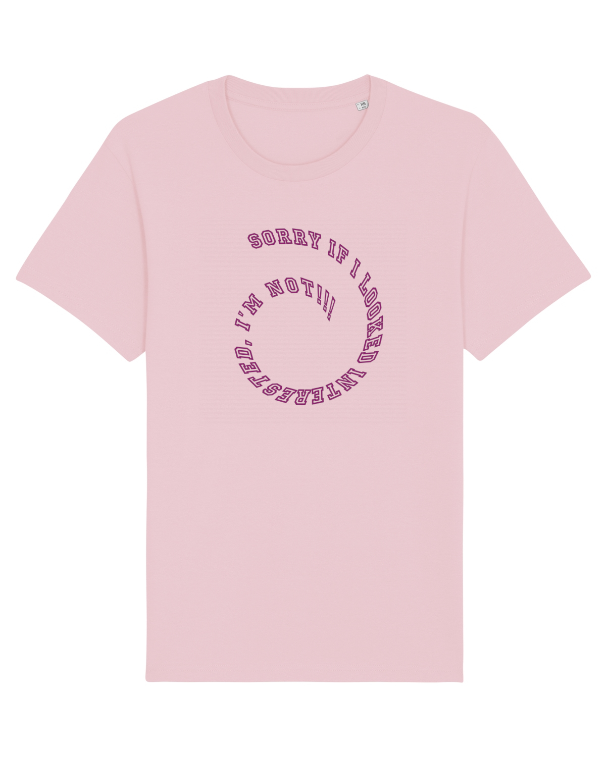 Tricou mânecă scurtă Unisex Rocker Cotton Pink