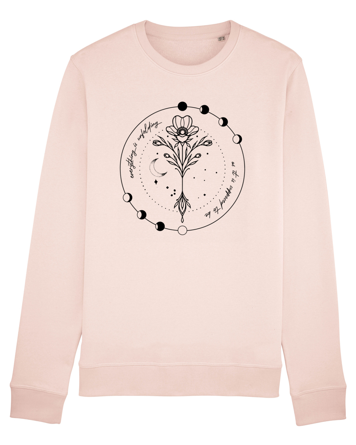 Bluză mânecă lungă Unisex Rise Candy Pink